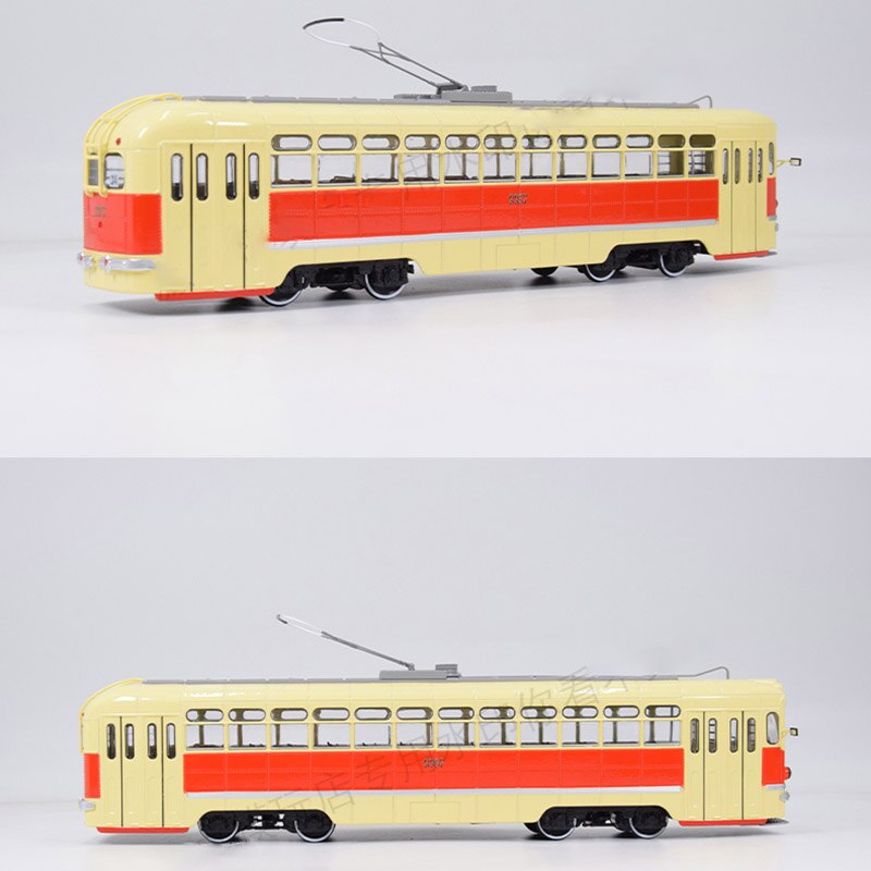Die-casting 1:43 Scale Anti-real Alloy Tram MTB-82 With Transparent Box Original Metal Manned Bus Collection Model Souvenir Die-casting 1:43 Scale Anti-real Alloy Tram MTB-82 With Transparent Box Original Metal Manned Bus Collection Model Souvenir