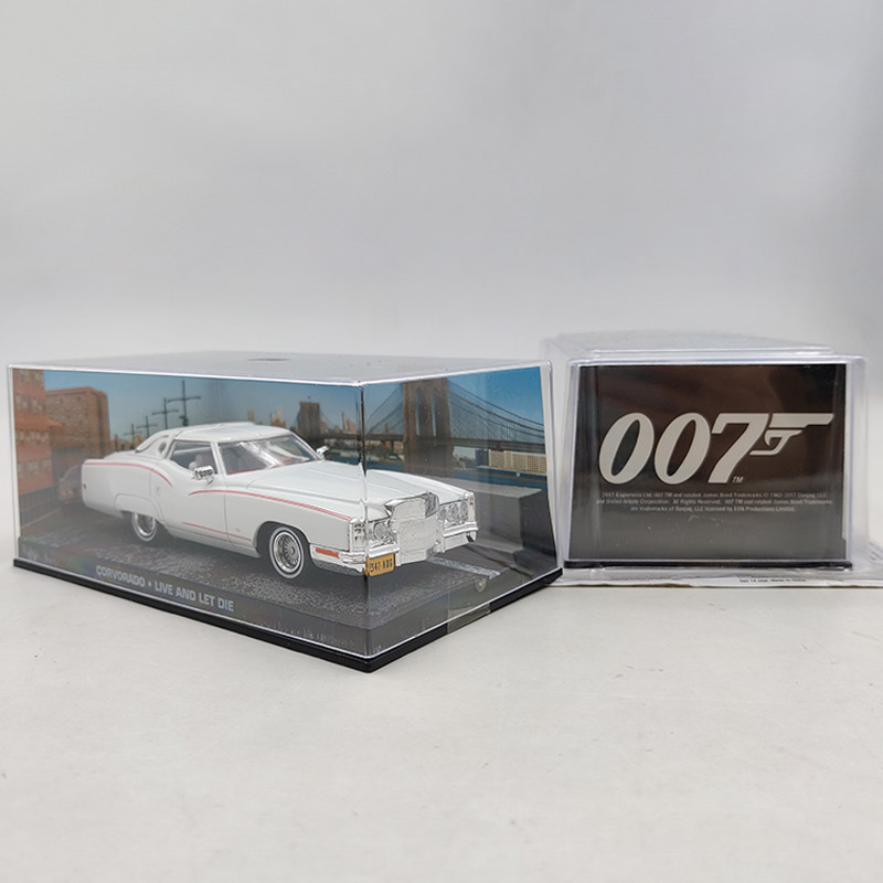 007 Movie 1:43 Scale CORVORADO LIVE AND LET Car Model Alloy Diecast & Toy Vehicle for Collection Collectible Gift Souvenir Show