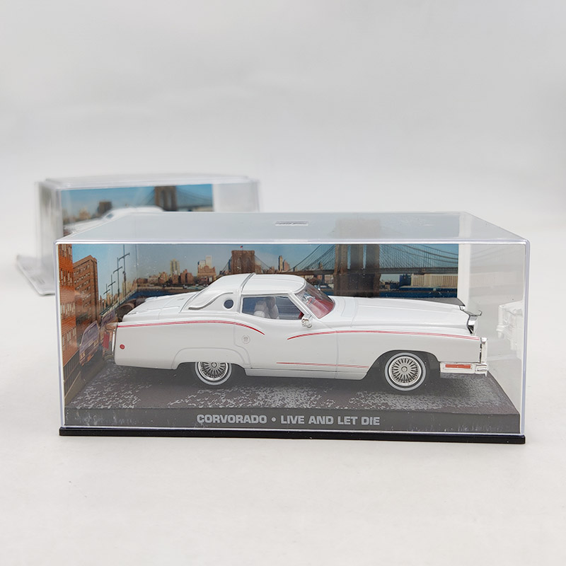 007 Movie 1:43 Scale CORVORADO LIVE AND LET Car Model Alloy Diecast & Toy Vehicle for Collection Collectible Gift Souvenir Show