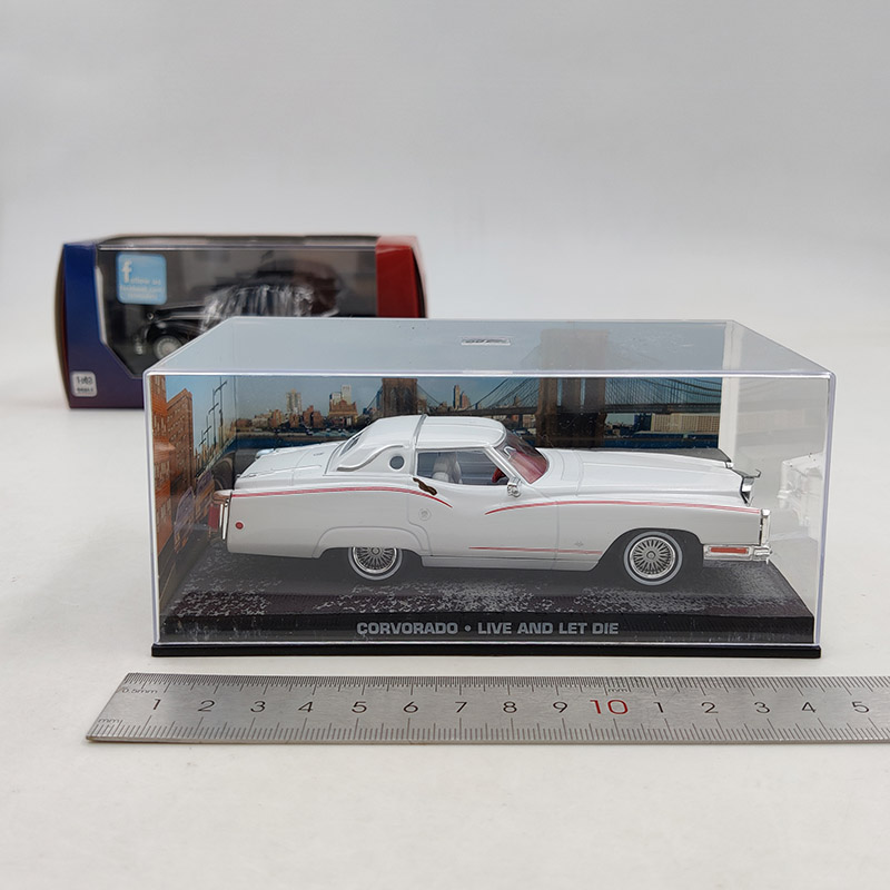 007 Movie 1:43 Scale CORVORADO LIVE AND LET Car Model Alloy Diecast & Toy Vehicle for Collection Collectible Gift Souvenir Show