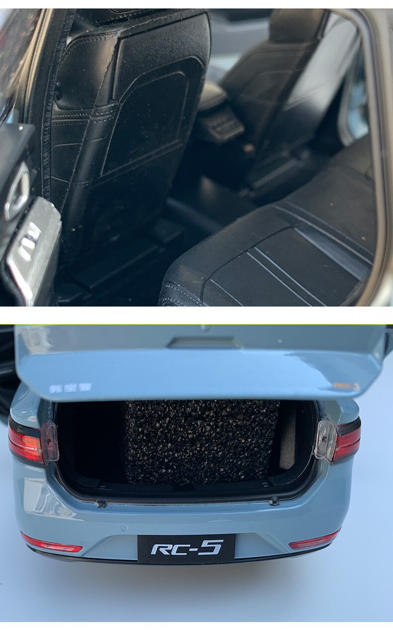 2021 New Baojun RC-5 Metal Car Model 1:18 Scale Simulation Alloy SUV Static Decoration Vehicle Adult Collection Gifts Souvenir