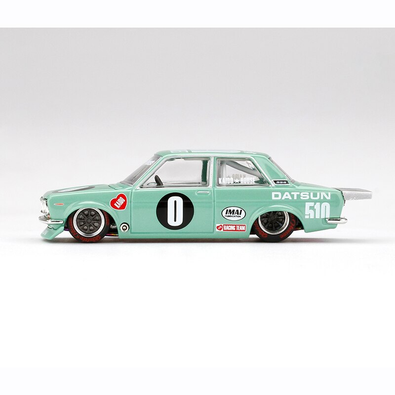 Die-cast 1:64 Scale Japanese Datsun 510 Racing Alloy Simulation Vehicle Model Children's Holiday Gift Adult Souvenir Collection