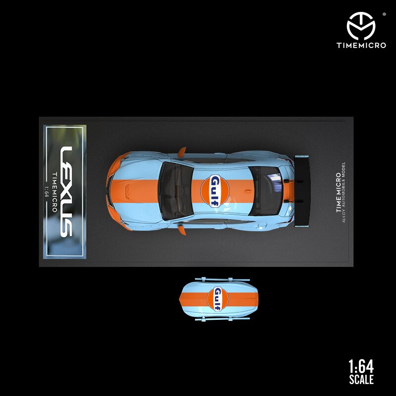 Die Casting 1:64 Scale GT-R R35 RCF Gulf Nissan Lexus Alloy Simulation Car Model Collection Ornament Children's Toy Souvenirs Die Casting 1:64 Scale GT-R R35 RCF Gulf Nissan Lexus Alloy Simulation Car Model Collection Ornament Children's Toy Souvenirs