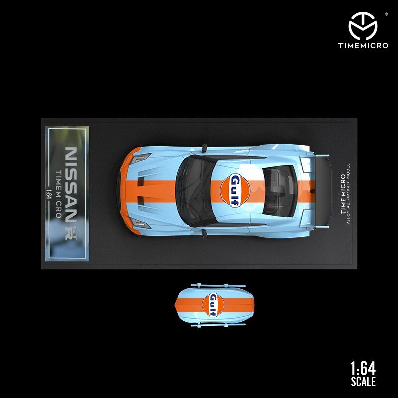 Die Casting 1:64 Scale GT-R R35 RCF Gulf Nissan Lexus Alloy Simulation Car Model Collection Ornament Children's Toy Souvenirs Die Casting 1:64 Scale GT-R R35 RCF Gulf Nissan Lexus Alloy Simulation Car Model Collection Ornament Children's Toy Souvenirs