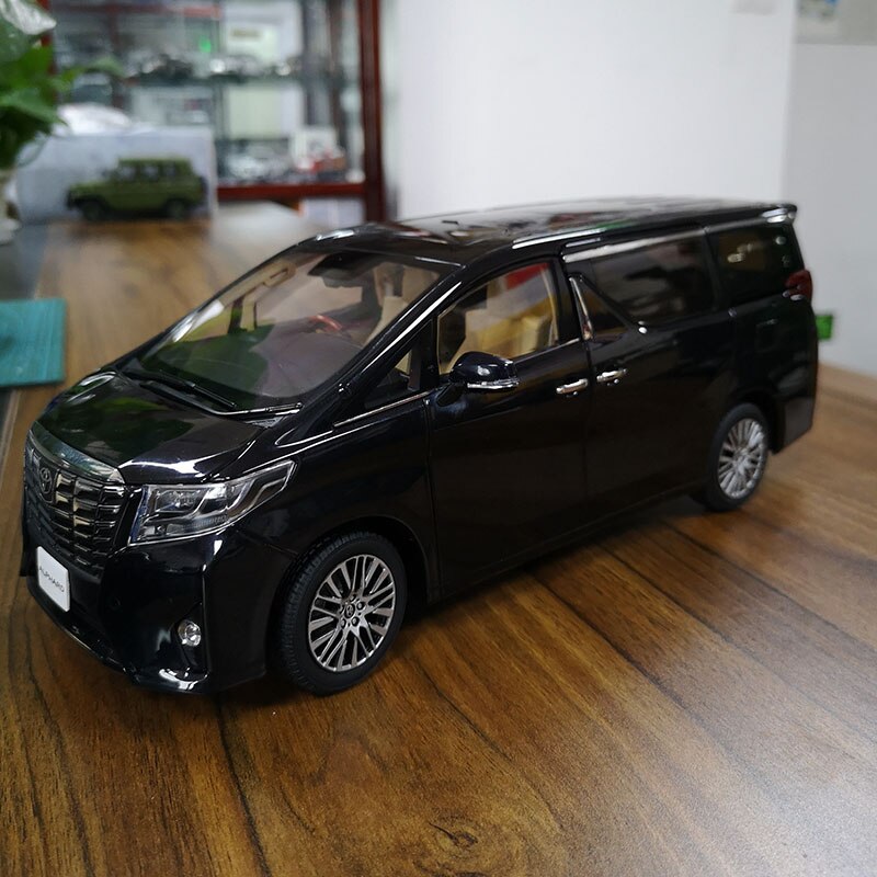 Toyota Alpha Car Model For 1:18 Scale Business Car Van Alloy Simulation auto Die-casting Model Collection Gift Adult Toy vehicle