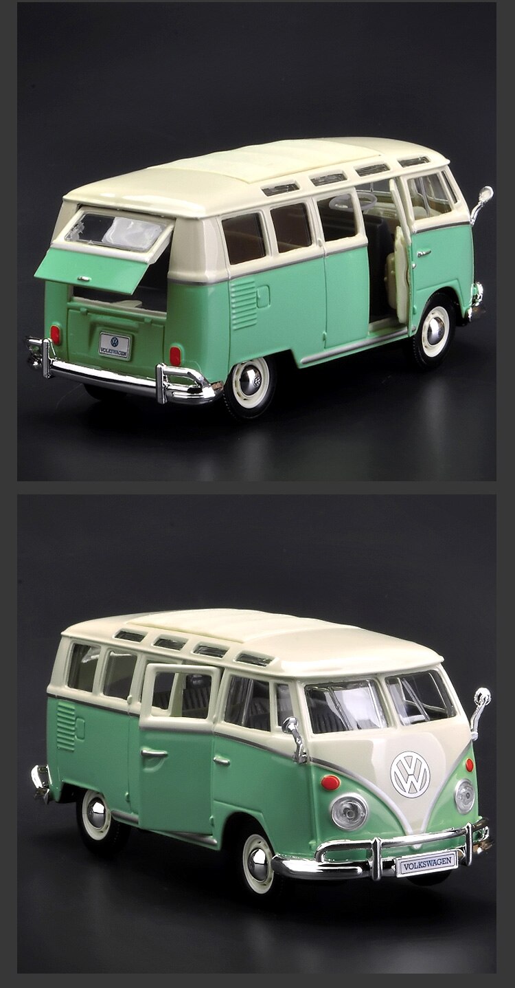 Maisto 1:24 Scale Volkswagen Van Rv Simulation Alloy Car Model Children's Toys Ornaments Fan Gift Collection Souvenirs In Stock Maisto 1:24 Scale Volkswagen Van Rv Simulation Alloy Car Model Children's Toys Ornaments Fan Gift Collection Souvenirs In Stock