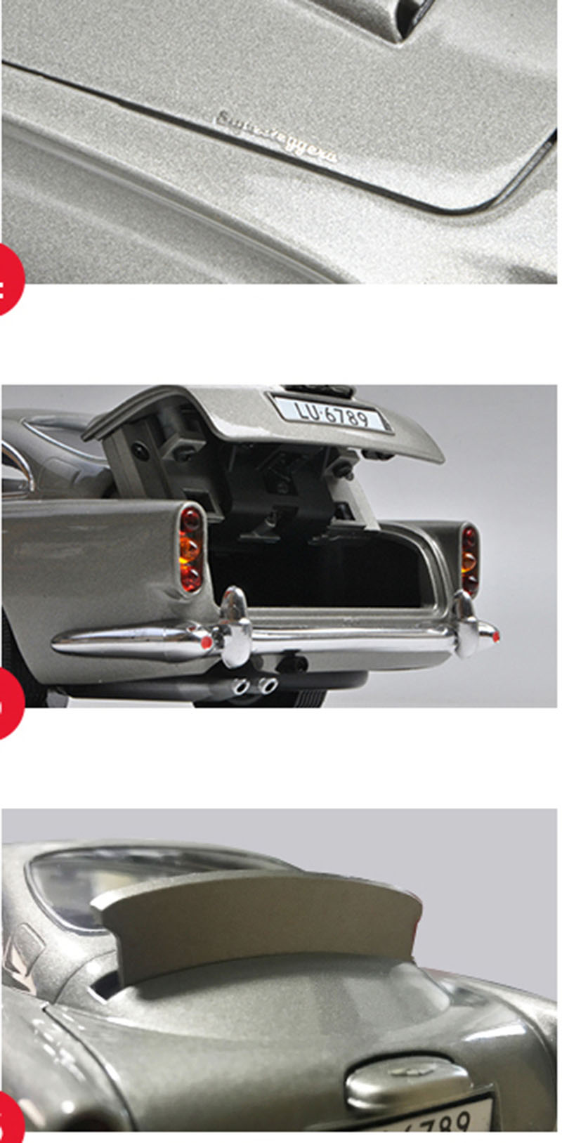 1:18 Scale Diecast Alloy Aston Martin DB5 Simulation Simulation Car Model Collection of Metal Vehicle Tools 007 Fans Toys Gifts 1:18 Scale Diecast Alloy Aston Martin DB5 Simulation Simulation Car Model Collection of Metal Vehicle Tools 007 Fans Toys Gifts