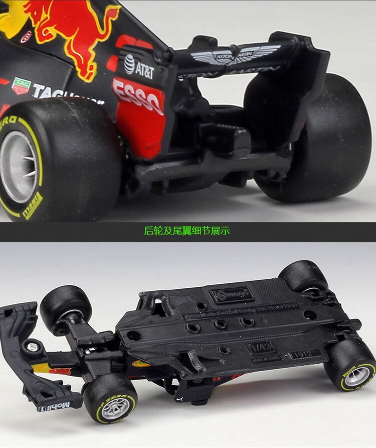 Bburago 1:43 Scale Red Bull Racing Tag Heuer Rb14 Simulation Alloy Luxury Car Model Toy Collection For Boys High Quality Gift Bburago 1:43 Scale Red Bull Racing Tag Heuer Rb14 Simulation Alloy Luxury Car Model Toy Collection For Boys High Quality Gift