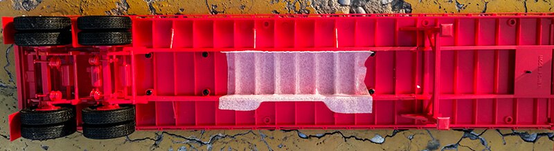 Die-casting Alloy Semi-trailer Toy Car Model 1:24 Scale Simulation Flatbed Tractor Tractor Vehicle Static Decoration Boys Gifts