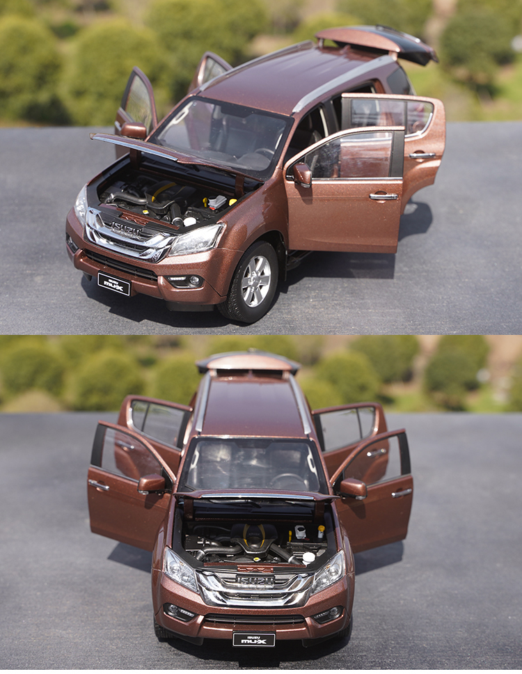 1:18 Scale Isuzu MU-X Off-road Vehicle Simulation Model Diecast Alloy Car Toy Adult Collectible Toys Souvenir Display Gift Show 1:18 Scale Isuzu MU-X Off-road Vehicle Simulation Model Diecast Alloy Car Toy Adult Collectible Toys Souvenir Display Gift Show