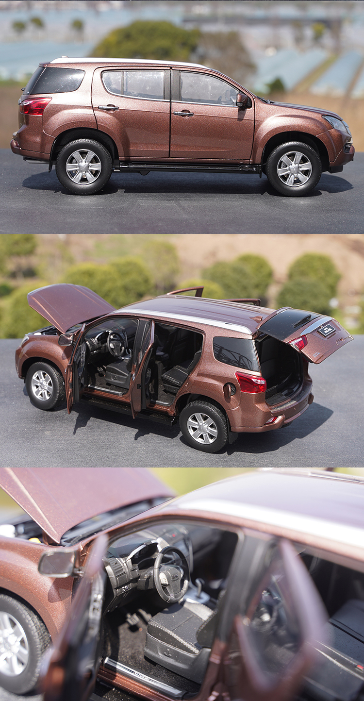 1:18 Scale Isuzu MU-X Off-road Vehicle Simulation Model Diecast Alloy Car Toy Adult Collectible Toys Souvenir Display Gift Show 1:18 Scale Isuzu MU-X Off-road Vehicle Simulation Model Diecast Alloy Car Toy Adult Collectible Toys Souvenir Display Gift Show