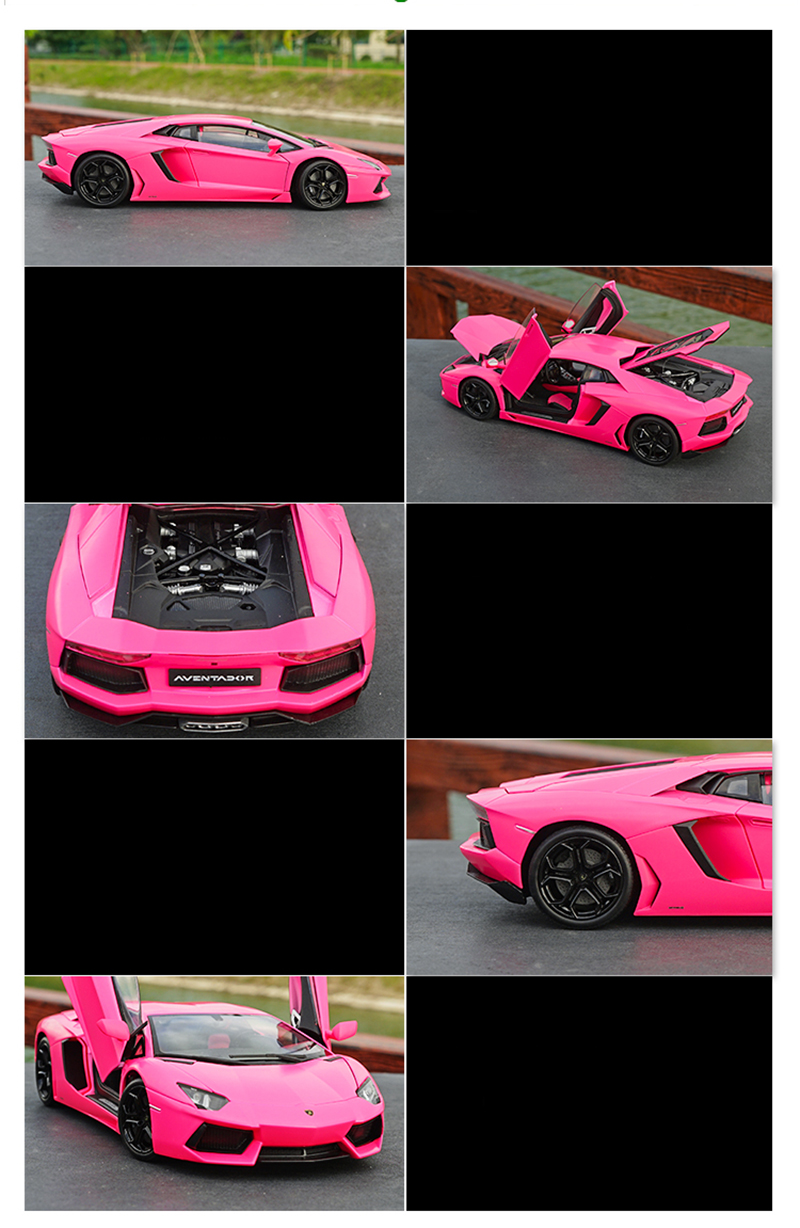 Sports car model 1:18 scale original LP700-4 alloy car model die-cast metal car toy collection souvenir kids children gift