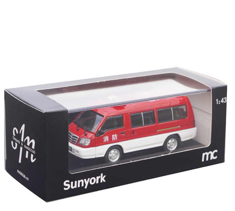 Southeast Deli Truck Mold 1:43 Scale Delica Van Fire Truck Simulation Alloy Die-cast Car Model Collection Souvenir High-end Gift