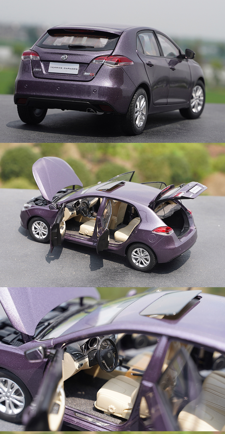 British Coupe Mg 5 Diecast 1:18 Scale MG5 Car Model Metal Die-Cast & Toy Alloy Vehicle for Collection Gift Souvenir Display Show