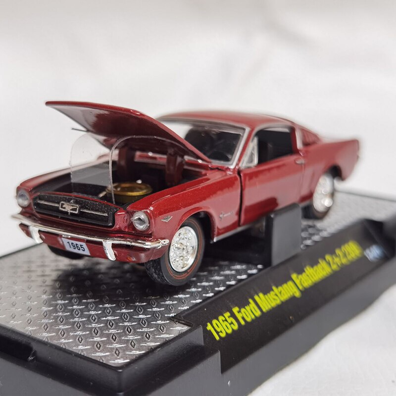 1:64 Ford Mustang Fastback 2+2 289 Alloy Car Model Metal Die-casting Vehicle Collection Decoration Children's Toy Gift Car 1:64 Ford Mustang Fastback 2+2 289 Alloy Car Model Metal Die-casting Vehicle Collection Decoration Children's Toy Gift Car