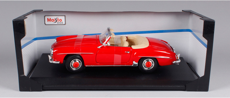 Maisto Die-cast 1:18 Scale Benz 1955 190SL 280SE Alloy Retro Car Model Classic Diecast Metal Decoration Collection Gift for Boy Maisto Die-cast 1:18 Scale Benz 1955 190SL 280SE Alloy Retro Car Model Classic Diecast Metal Decoration Collection Gift for Boy