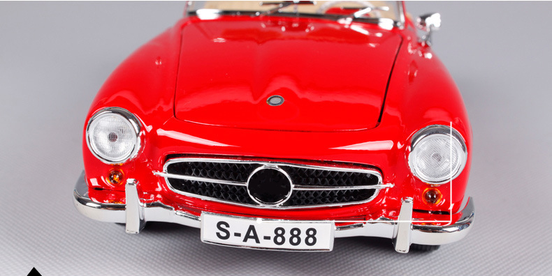 Maisto Die-cast 1:18 Scale Benz 1955 190SL 280SE Alloy Retro Car Model Classic Diecast Metal Decoration Collection Gift for Boy Maisto Die-cast 1:18 Scale Benz 1955 190SL 280SE Alloy Retro Car Model Classic Diecast Metal Decoration Collection Gift for Boy