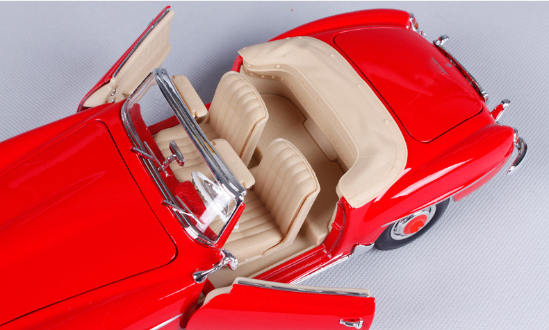 Maisto Die-cast 1:18 Scale Benz 1955 190SL 280SE Alloy Retro Car Model Classic Diecast Metal Decoration Collection Gift for Boy Maisto Die-cast 1:18 Scale Benz 1955 190SL 280SE Alloy Retro Car Model Classic Diecast Metal Decoration Collection Gift for Boy