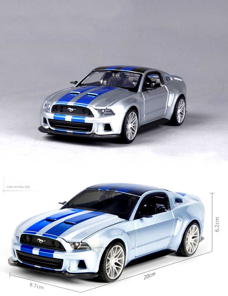1:24 proportion alloy die-casting vehicle metal Mustang GT muscle sports car model adult child boys toys gift collectio display