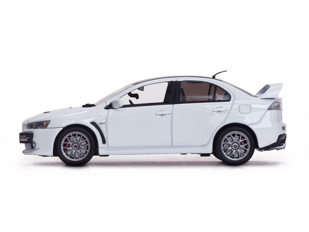 1:43 Mitsubishi EVO Tenth Generation Car Model Diecast Alloy Vehicle Toy Decoration Ornaments Souvenir Collectible Display Gift