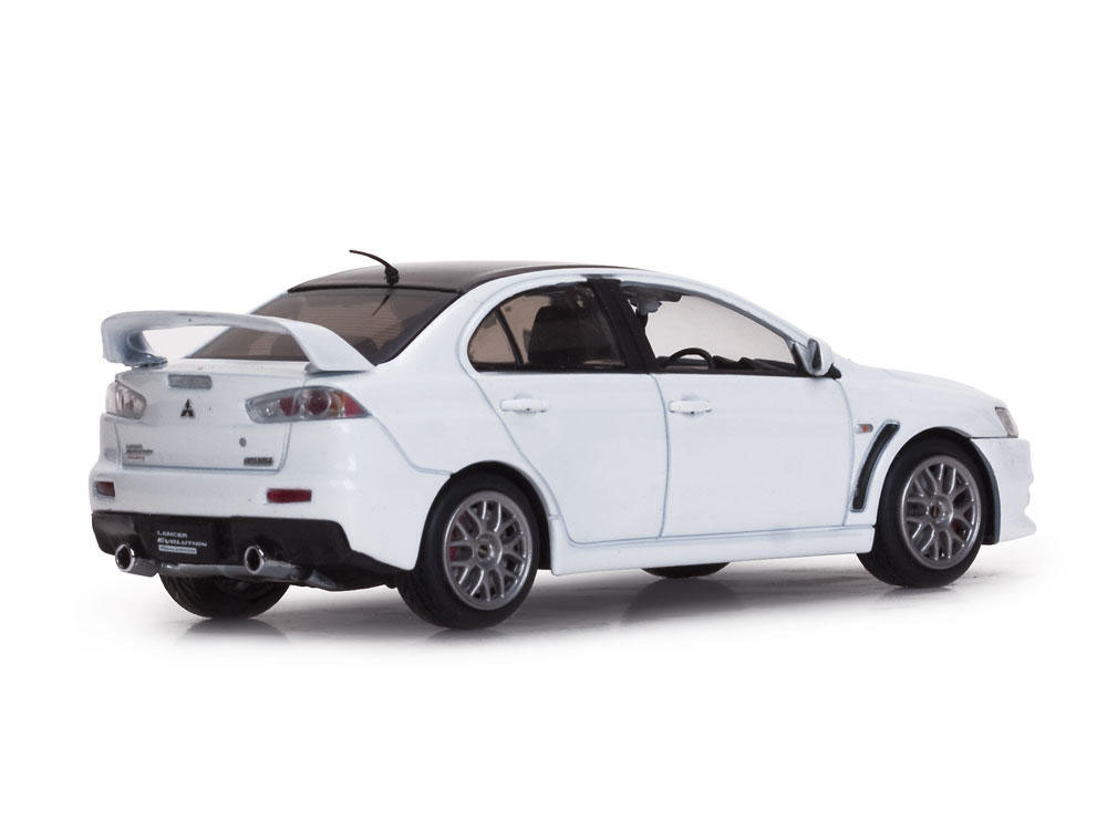 1:43 Mitsubishi EVO Tenth Generation Car Model Diecast Alloy Vehicle Toy Decoration Ornaments Souvenir Collectible Display Gift