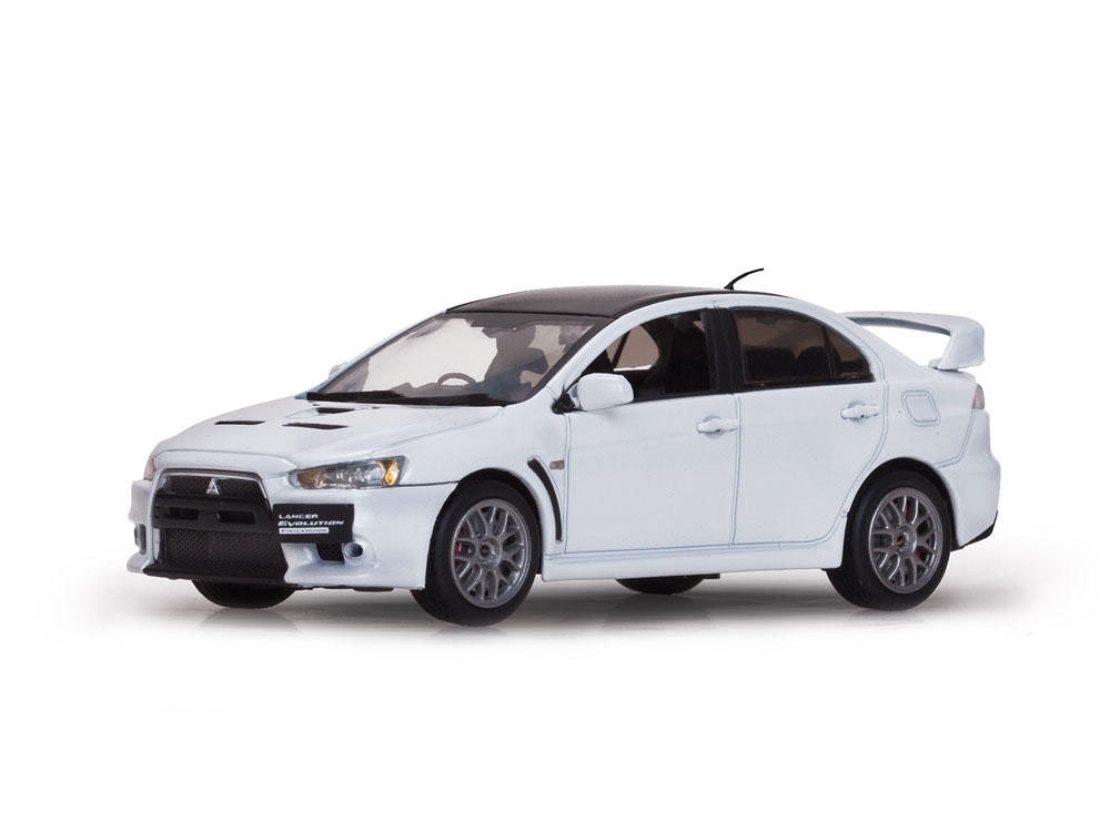 1:43 Mitsubishi EVO Tenth Generation Car Model Diecast Alloy Vehicle Toy Decoration Ornaments Souvenir Collectible Display Gift