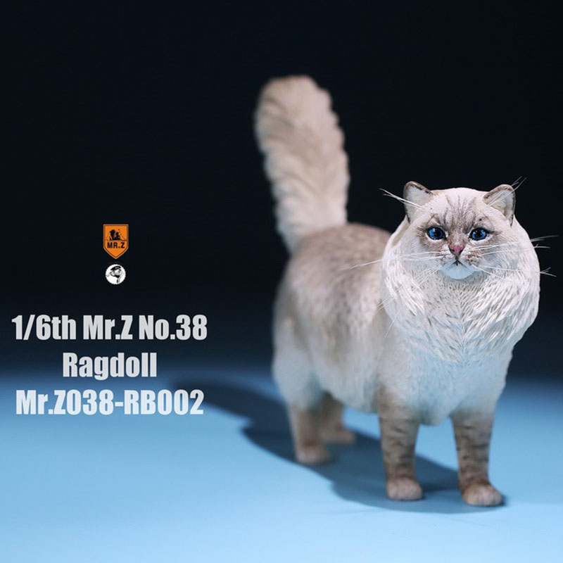 Mr.Z 038 1/6 Ragdoll Pet Cat Simulator Animal Model Cute Super Cute Ornaments for 12 Mr.Z 038 1/6 Ragdoll Pet Cat Simulator Animal Model Cute Super Cute Ornaments for 12