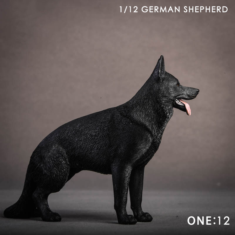 About 12cm 1/12 Scale JXK014 Simulation Animal German Shepherd Dog Model Toy for Action Figure Scene Home Decoration Ornaments About 12cm 1/12 Scale JXK014 Simulation Animal German Shepherd Dog Model Toy for Action Figure Scene Home Decoration Ornaments