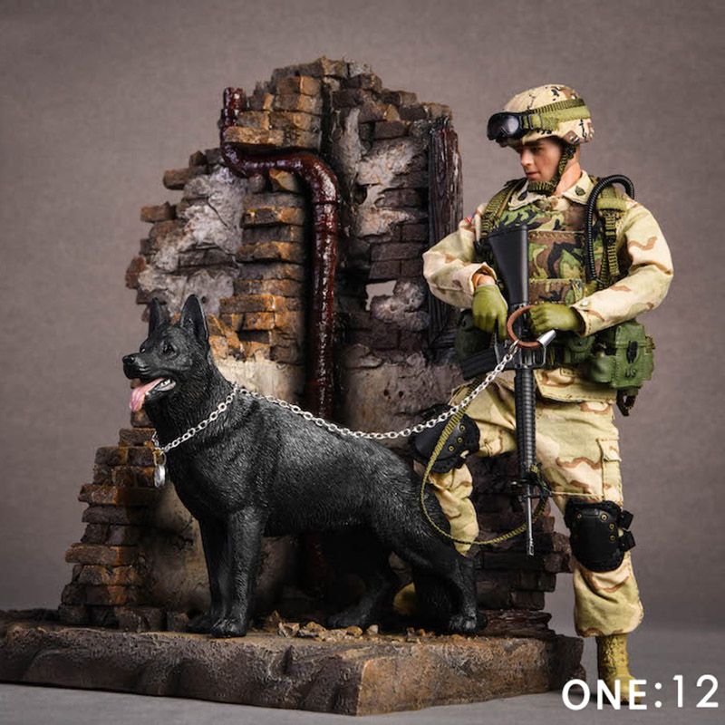 About 12cm 1/12 Scale JXK014 Simulation Animal German Shepherd Dog Model Toy for Action Figure Scene Home Decoration Ornaments About 12cm 1/12 Scale JXK014 Simulation Animal German Shepherd Dog Model Toy for Action Figure Scene Home Decoration Ornaments