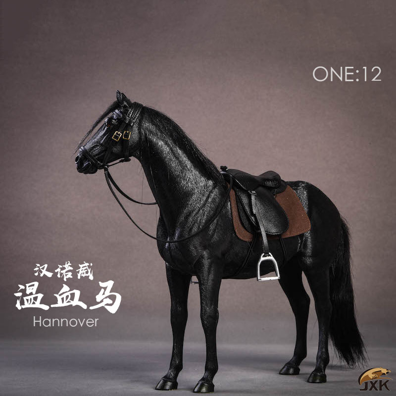 Home Decoration Collect Gifts Ornaments JXK013 1/12 German Hanover Warm Blooded Horse Static Animal Harness Model Props Display Home Decoration Collect Gifts Ornaments JXK013 1/12 German Hanover Warm Blooded Horse Static Animal Harness Model Props Display
