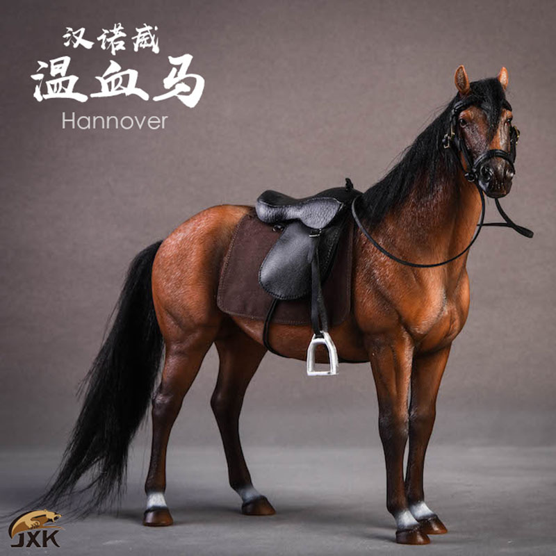 Home Decoration Collect Gifts Ornaments JXK013 1/12 German Hanover Warm Blooded Horse Static Animal Harness Model Props Display Home Decoration Collect Gifts Ornaments JXK013 1/12 German Hanover Warm Blooded Horse Static Animal Harness Model Props Display