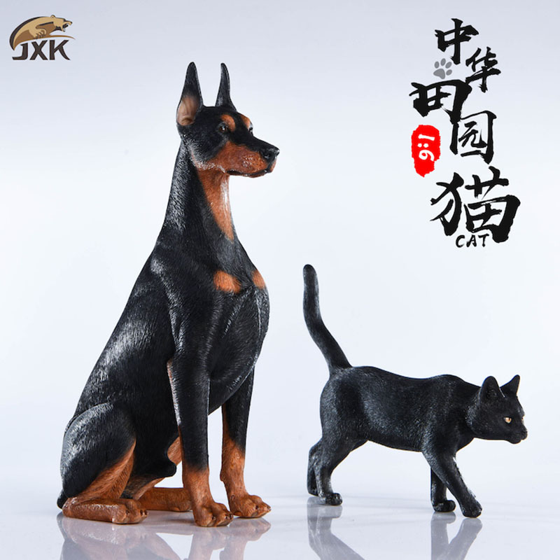 Mr.Z JXK003 Chinese Rural Cat Series Pet Cat Model Home Car Animal for 12