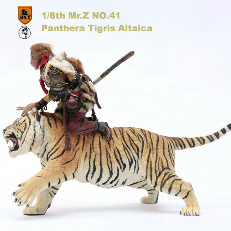 Mr.Z 1/6th about 52CM 041-PTA001 Simulation Asian Tiger Panthera Tigris Altaica Animal Resin Model Toy Decoration Gift Souvenir