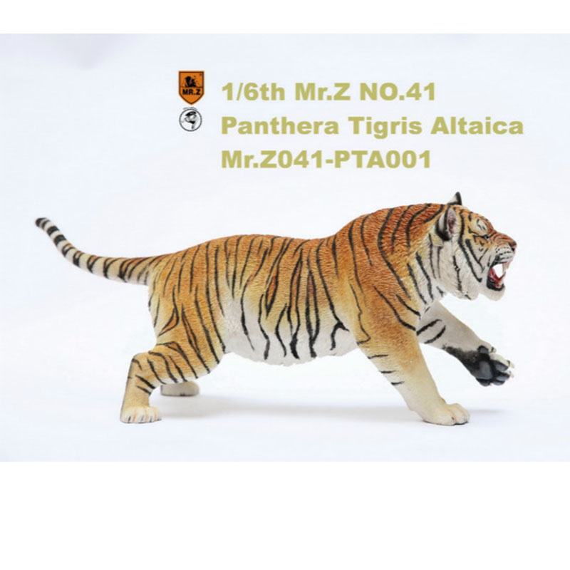 Mr.Z 1/6th about 52CM 041-PTA001 Simulation Asian Tiger Panthera Tigris Altaica Animal Resin Model Toy Decoration Gift Souvenir