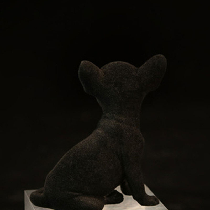 Mr.Z Resin PVC Miniature Animal Model Chihuahua Cute Puppy Dog Model Toy Fit for Action Figure Toys Accessories Scene Simulation