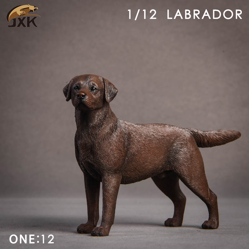 1:12th Scale Mr.Z Resin PVC Miniature Animal Model Labrador Dog Model Toy Fit 7