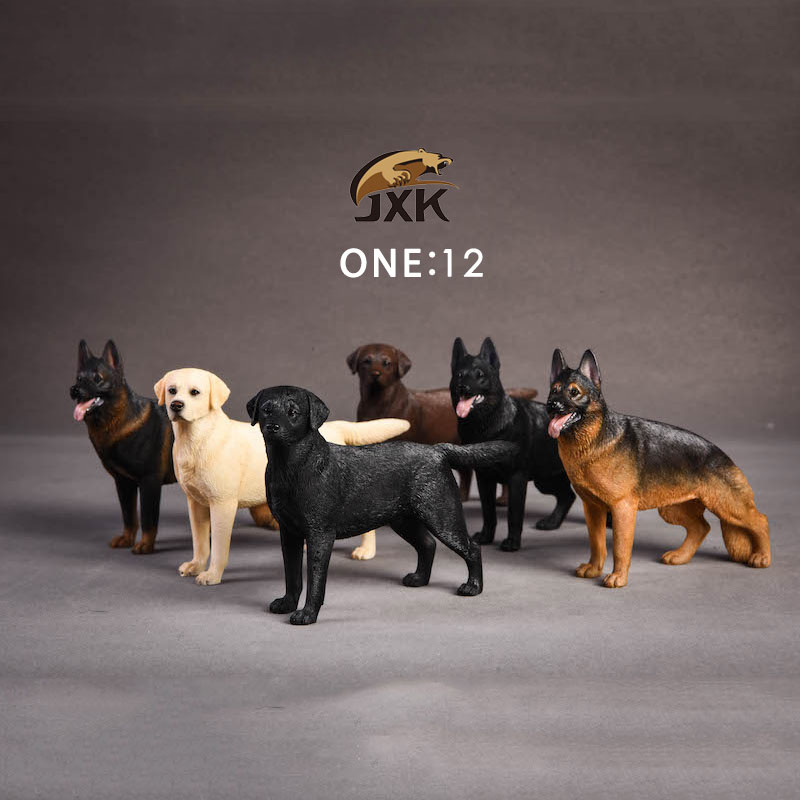 1:12th Scale Mr.Z Resin PVC Miniature Animal Model Labrador Dog Model Toy Fit 7