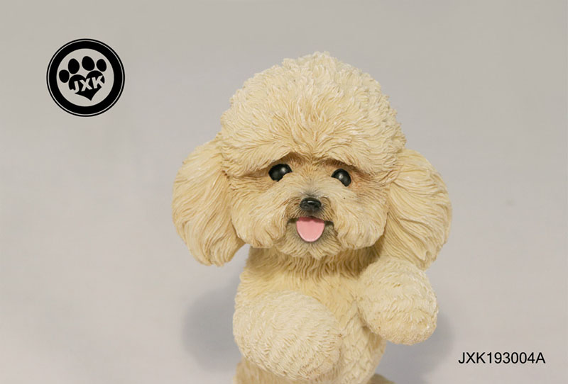 Mr.Z Resin PVD Miniature Animal Model Teddy Dog Model Toy Fit for Action Figure Toys Accessoried Little Teddy Dogs Ornaments