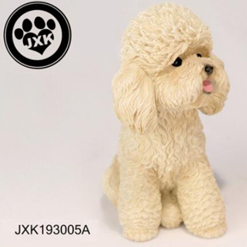 Mr.Z Resin PVD Miniature Animal Model Teddy Dog Model Toy Fit for Action Figure Toys Accessoried Little Teddy Dogs Ornaments