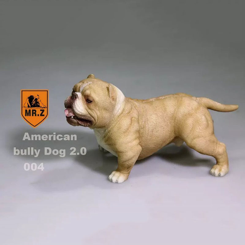 14.5CM 1:6 Scale Mr.Z Resin PVC USA American Bully Dog Model Toy Fit for 12 14.5CM 1:6 Scale Mr.Z Resin PVC USA American Bully Dog Model Toy Fit for 12