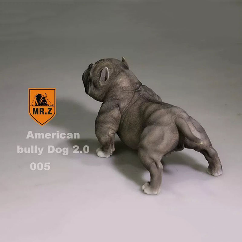14.5CM 1:6 Scale Mr.Z Resin PVC USA American Bully Dog Model Toy Fit for 12 14.5CM 1:6 Scale Mr.Z Resin PVC USA American Bully Dog Model Toy Fit for 12