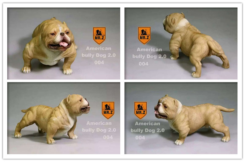 14.5CM 1:6 Scale Mr.Z Resin PVC USA American Bully Dog Model Toy Fit for 12 14.5CM 1:6 Scale Mr.Z Resin PVC USA American Bully Dog Model Toy Fit for 12