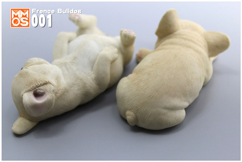 Simulation Sleeping position small French bucket French bulldog simulation animal model home car decoration Ornaments display