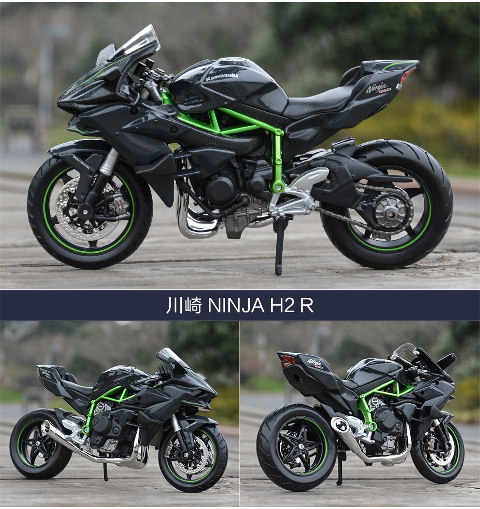 Maisto 1:12 Kawasaki H2r Little Ninja R1 Tomahawk Static Simulation Alloy Motorcycle Model Base Toy Motorcycle Collection Hot Maisto 1:12 Kawasaki H2r Little Ninja R1 Tomahawk Static Simulation Alloy Motorcycle Model Base Toy Motorcycle Collection Hot