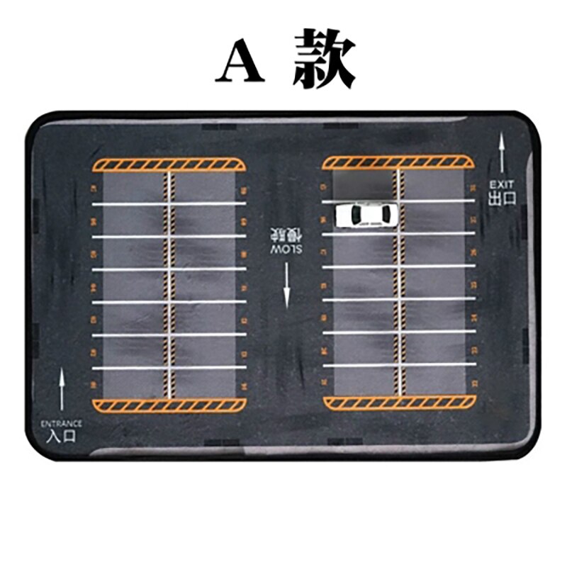 1:64 Scale Mini Doll Die-cast Alloy Toy Car Model Parking Lot Carpet Floor Mat Mouse Pad Collection Gift Decoration Display Show