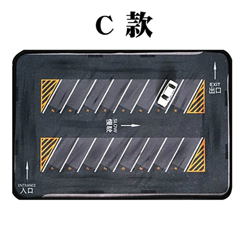 1:64 Scale Mini Doll Die-cast Alloy Toy Car Model Parking Lot Carpet Floor Mat Mouse Pad Collection Gift Decoration Display Show