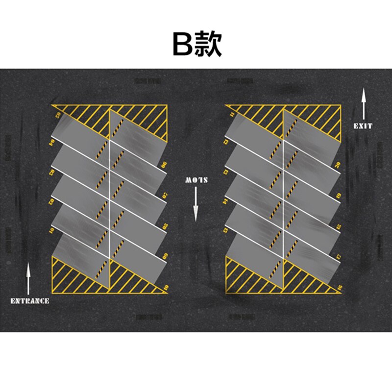 1:64 Scale Mini Doll Die-cast Alloy Toy Car Model Parking Lot Carpet Floor Mat Mouse Pad Collection Gift Decoration Display Show