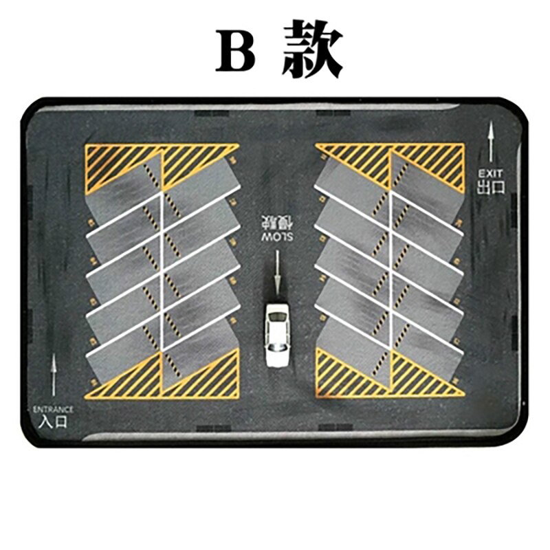 1:64 Scale Mini Doll Die-cast Alloy Toy Car Model Parking Lot Carpet Floor Mat Mouse Pad Collection Gift Decoration Display Show