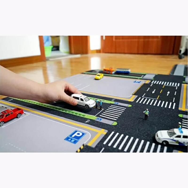 1:64 Scale Mini Doll Die-cast Alloy Toy Car Model Parking Lot Carpet Floor Mat Mouse Pad Collection Gift Decoration Display Show