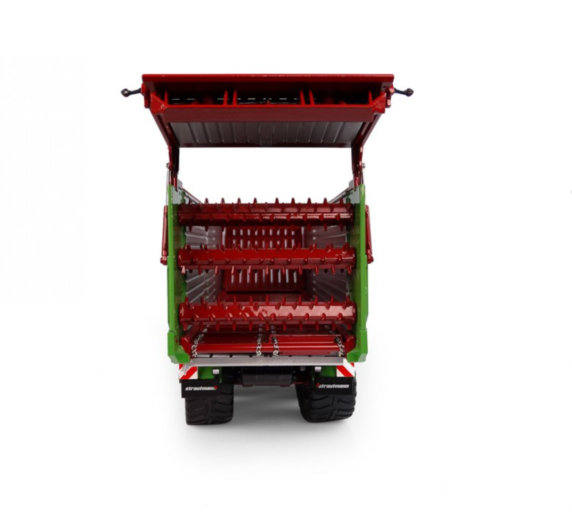 UH 1:32 Ratio Alloy Forage Forage Tractor Trailer Model Simulation Agricultural Machinery Diecast Car Adult Collection Ornaments